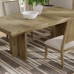 New Durian Expandable Trestle Dining Table Dining Tables