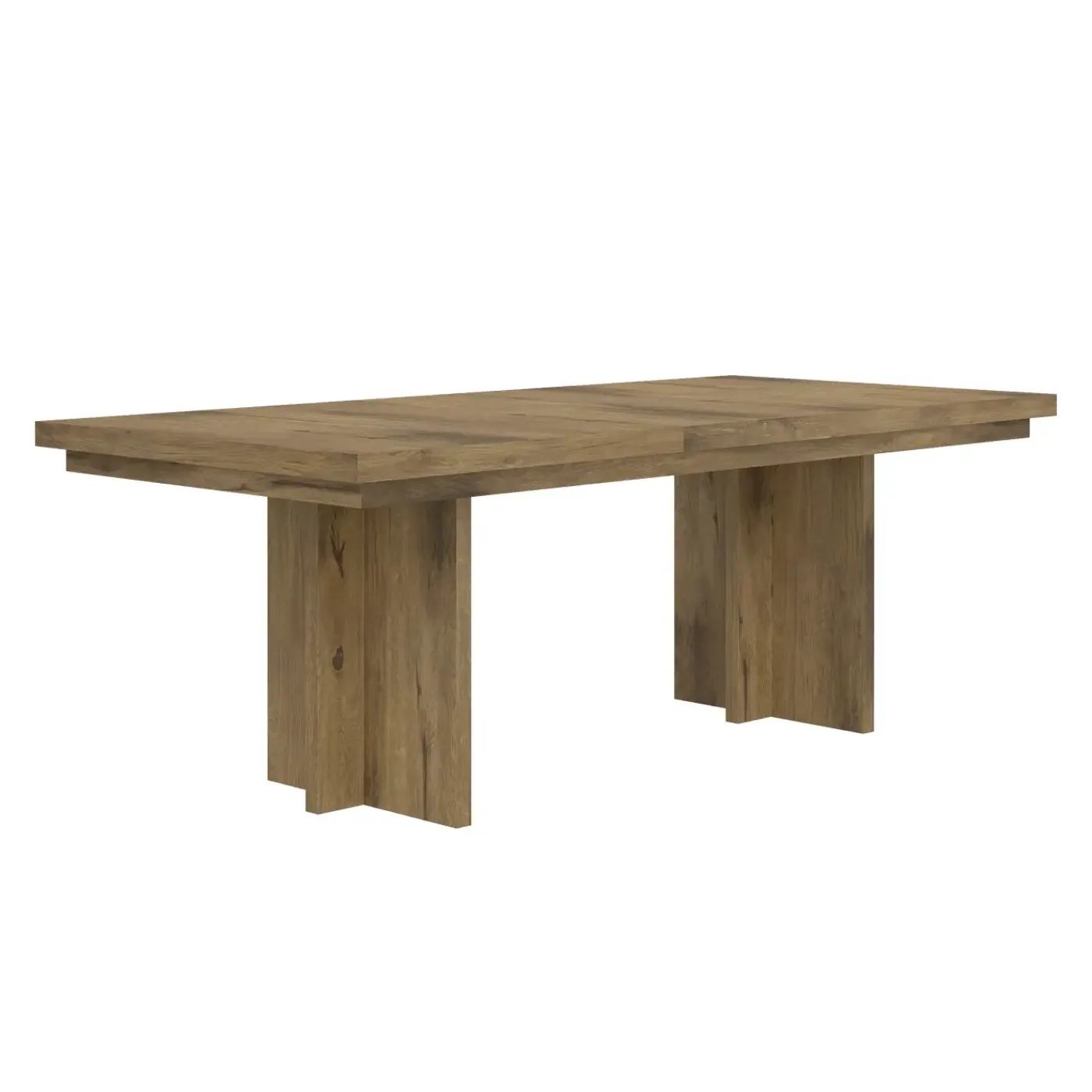 New Durian Expandable Trestle Dining Table Dining Tables