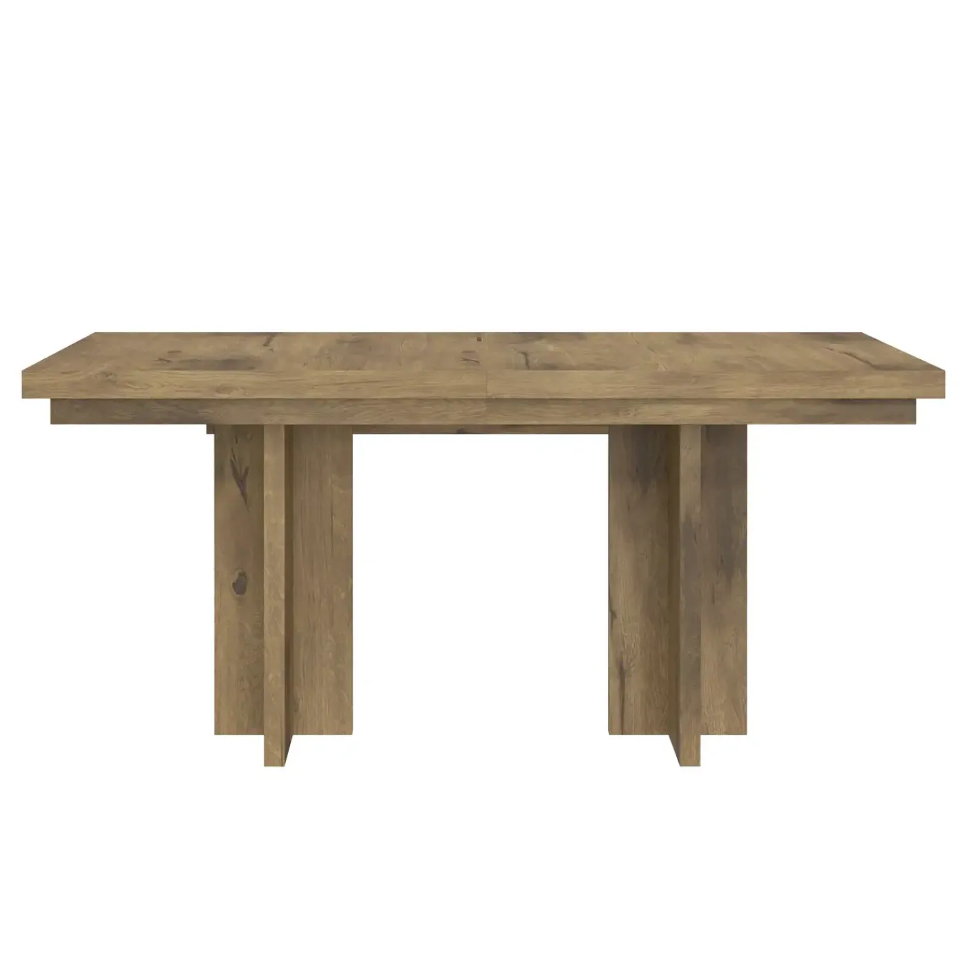 Durian Extendable Trestle Dining Table & 6 Side Chairs Dining Room Sets
