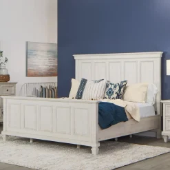 East Bay California King Panel Bed, Dresser, Mirror, Nightstand Bedroom Sets