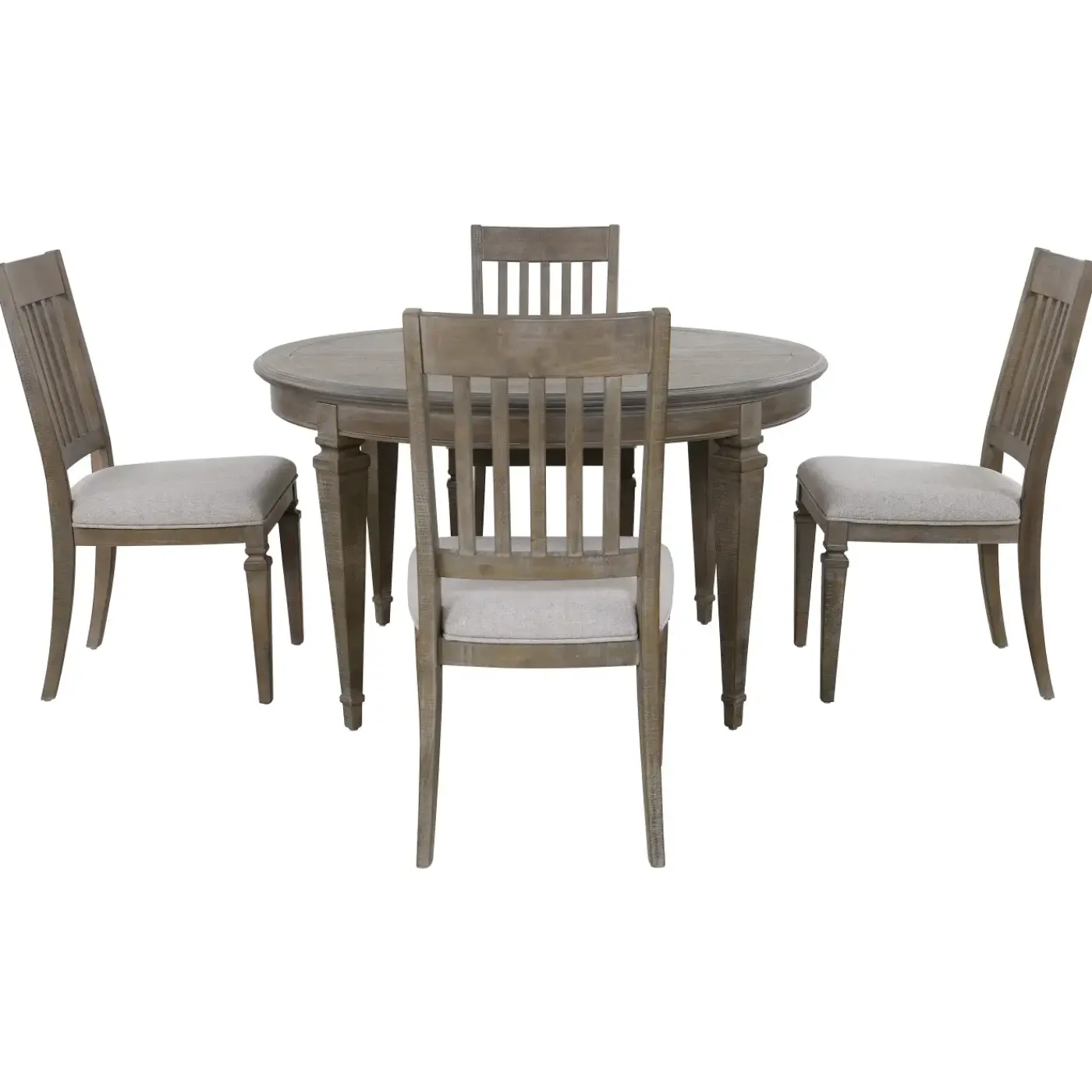 Discount East Bay Round Dining Set Gray Dining Room Sets