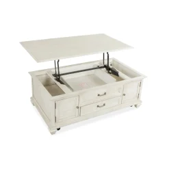 Clearance East Bay Lift-top Storage Cocktail With Casters Coffee & Cocktail Tables