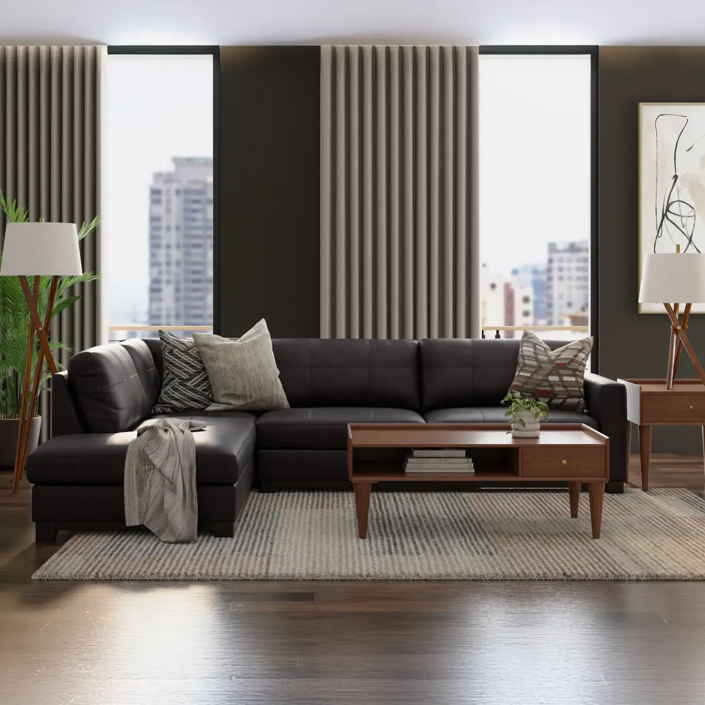 New Eldon 2pc Sectional Sectionals