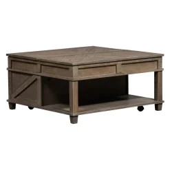 Outlet Elise Lift Top Cocktail Table with Casters Coffee & Cocktail Tables