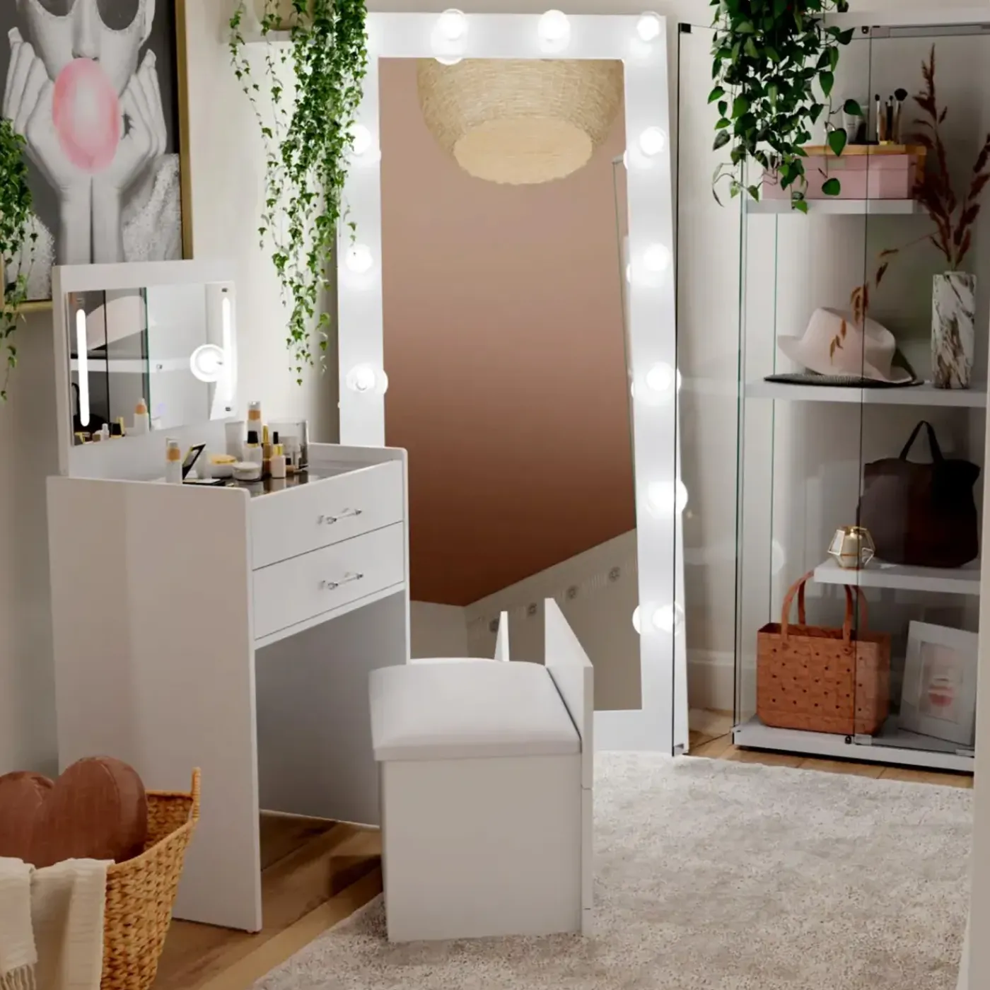 Ella Vanity & Stool Kids Kids Desks & Chairs