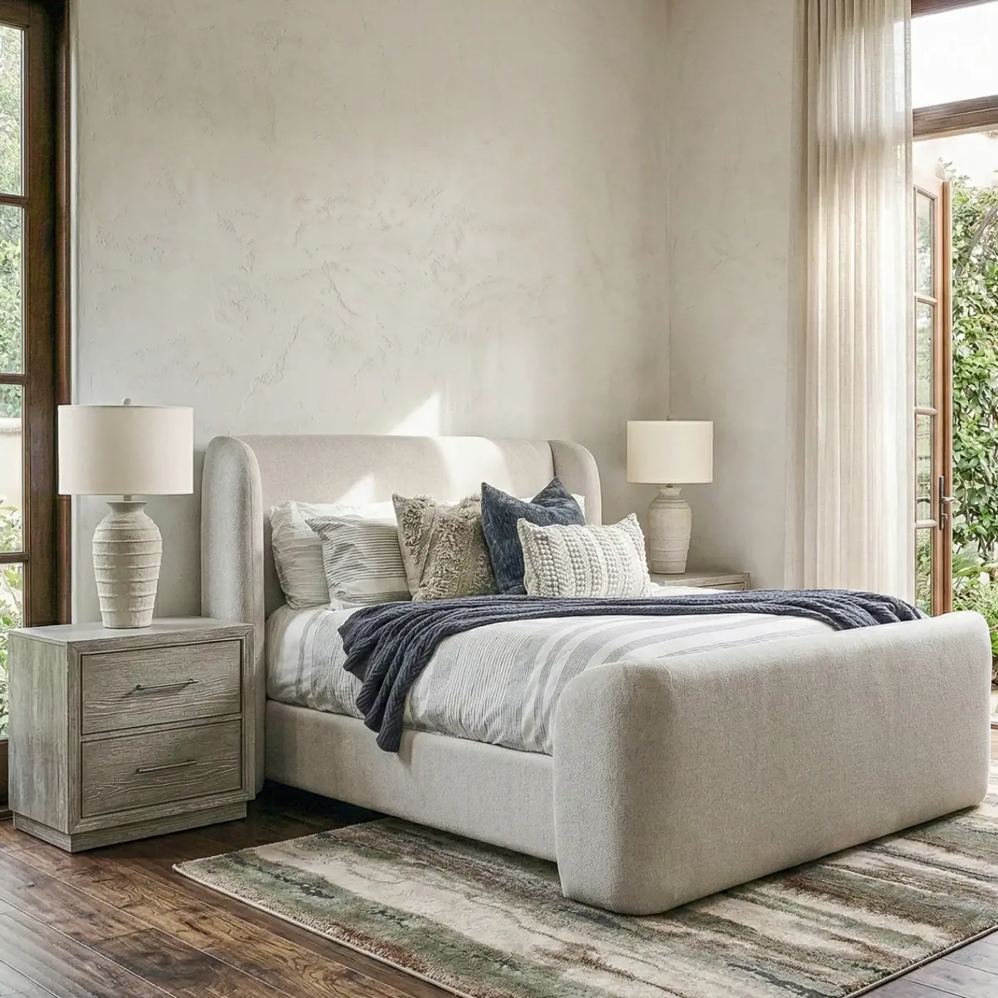 Hot Ellis Uphostered Bed-New! Queen Beds|Beds & Headboards