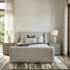 Hot Ellis Uphostered Bed-New! Queen Beds|Beds & Headboards