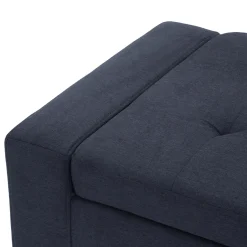 Emmie Navy Storage Bench Benches|Chairs