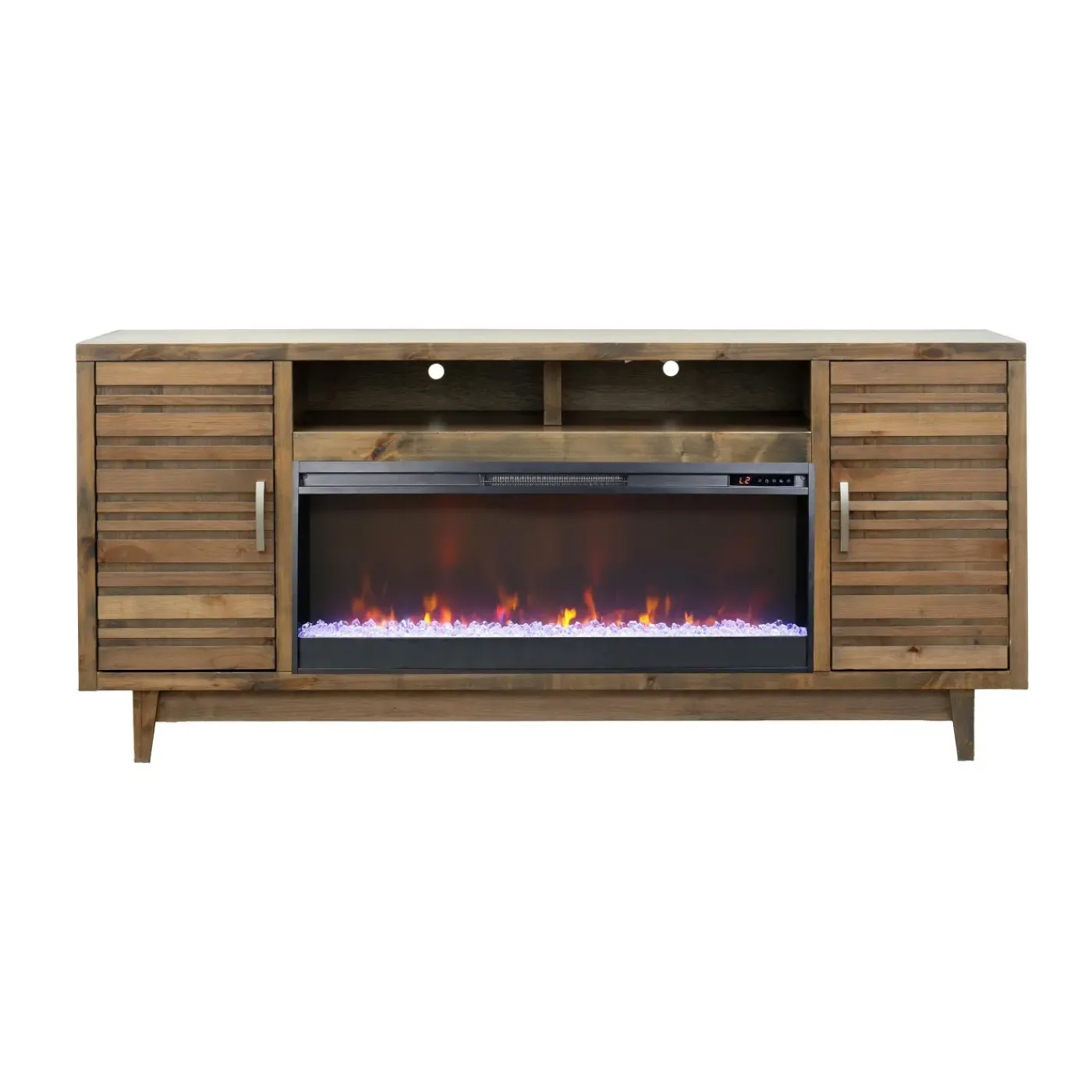 Discount Everett 77 Inch Fireplace Console Electric Fireplaces