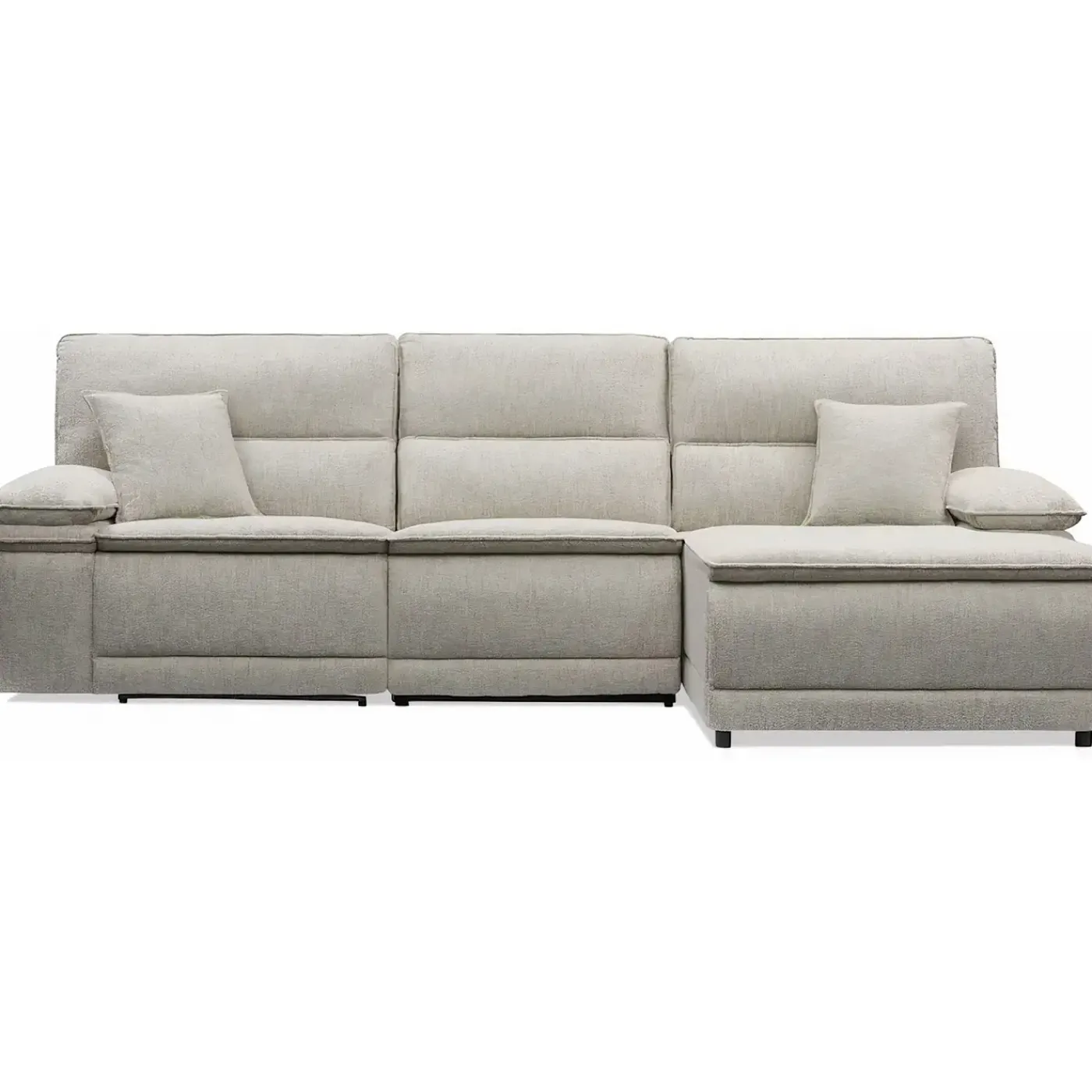 Best Goliath 3pc Power Sofa Right Arm Facing Chaise Living Room Sets|Sectionals