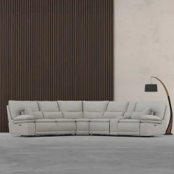 Sale Goliath 6pc Sectional with Console Living Room Sets|Sectionals