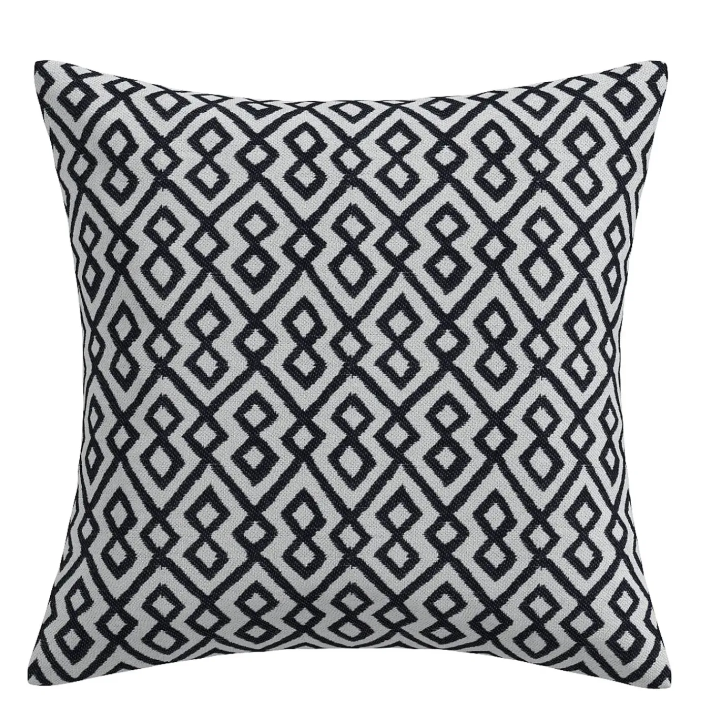 Hot 20" Greek Key Black Outdoor Pillow Outdoor & Patio|All Outlet & Clearance Items