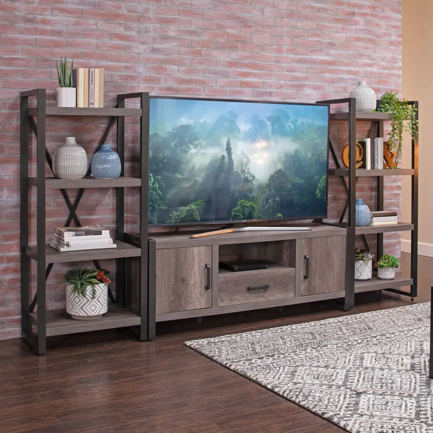 Discount Greystone Entertainment Wall Entertainment Centers & Tv Stands