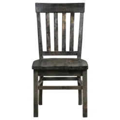 Discount Hacienda Charcoal 6pc Dining Set: Table, 2 Arm Chairs, 2 Side Chairs and Bench Dining Room Sets