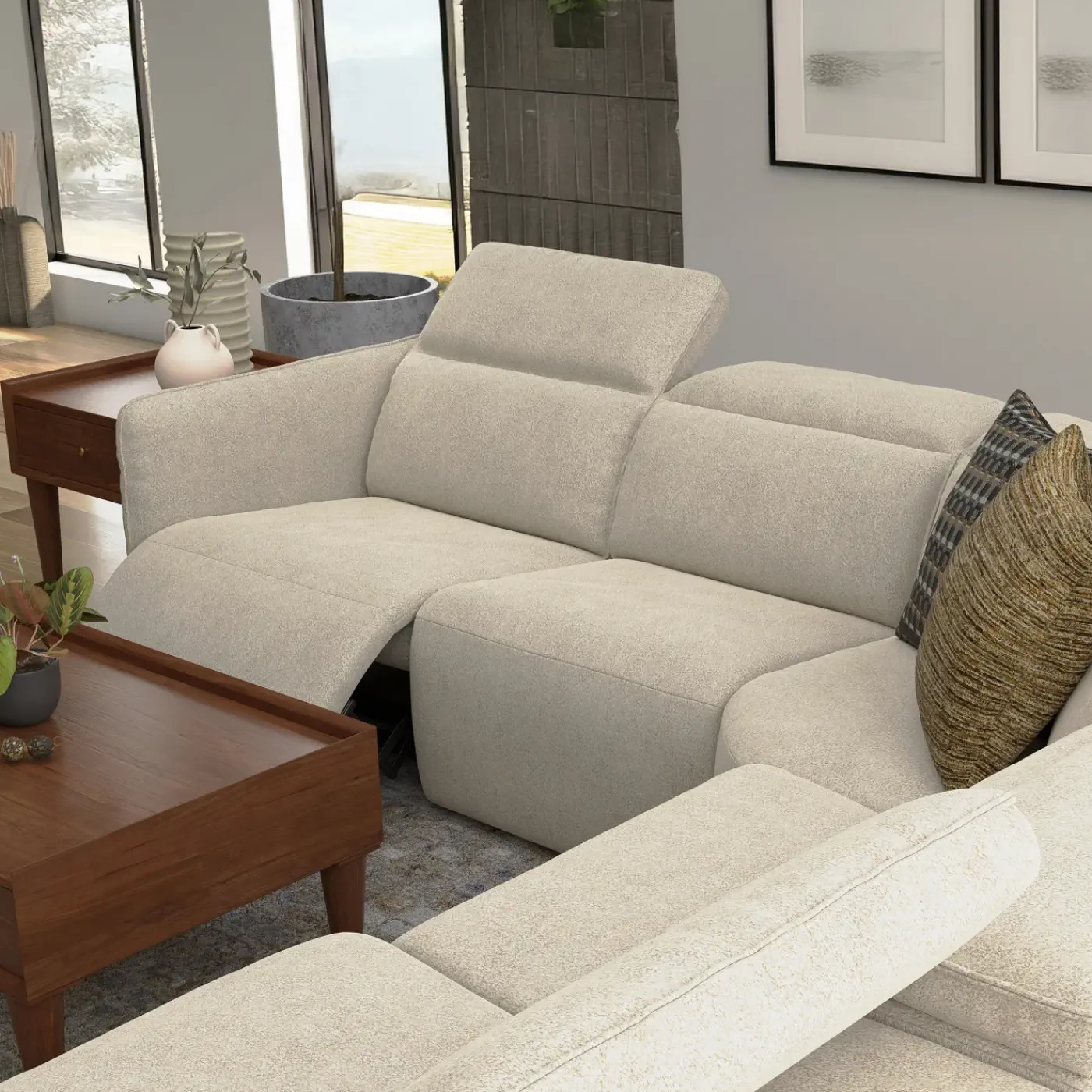 Clearance Halo Power Sectional Living Room Sets|Sectionals