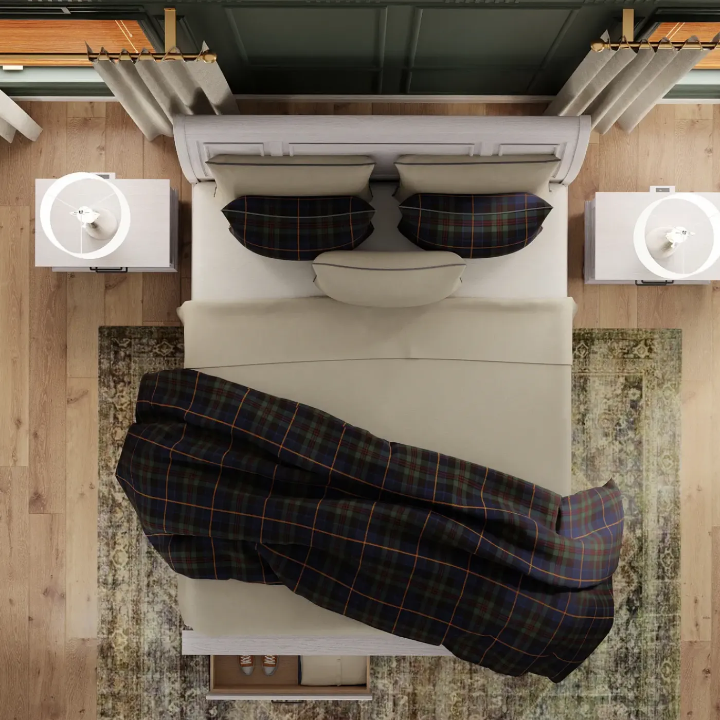 Clearance Hanover California King Sleigh Bed, Dresser, Mirror & Nightstand Bedroom|All Outlet & Clearance Items