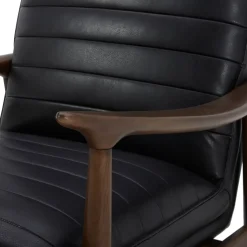 Sale Holmes Leather Accent Chair All Modern Living Items|Living Room