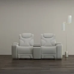 Clearance Jet Zero G Power Loveseat with Power Headrest & Power Cooler Reclining Furniture
