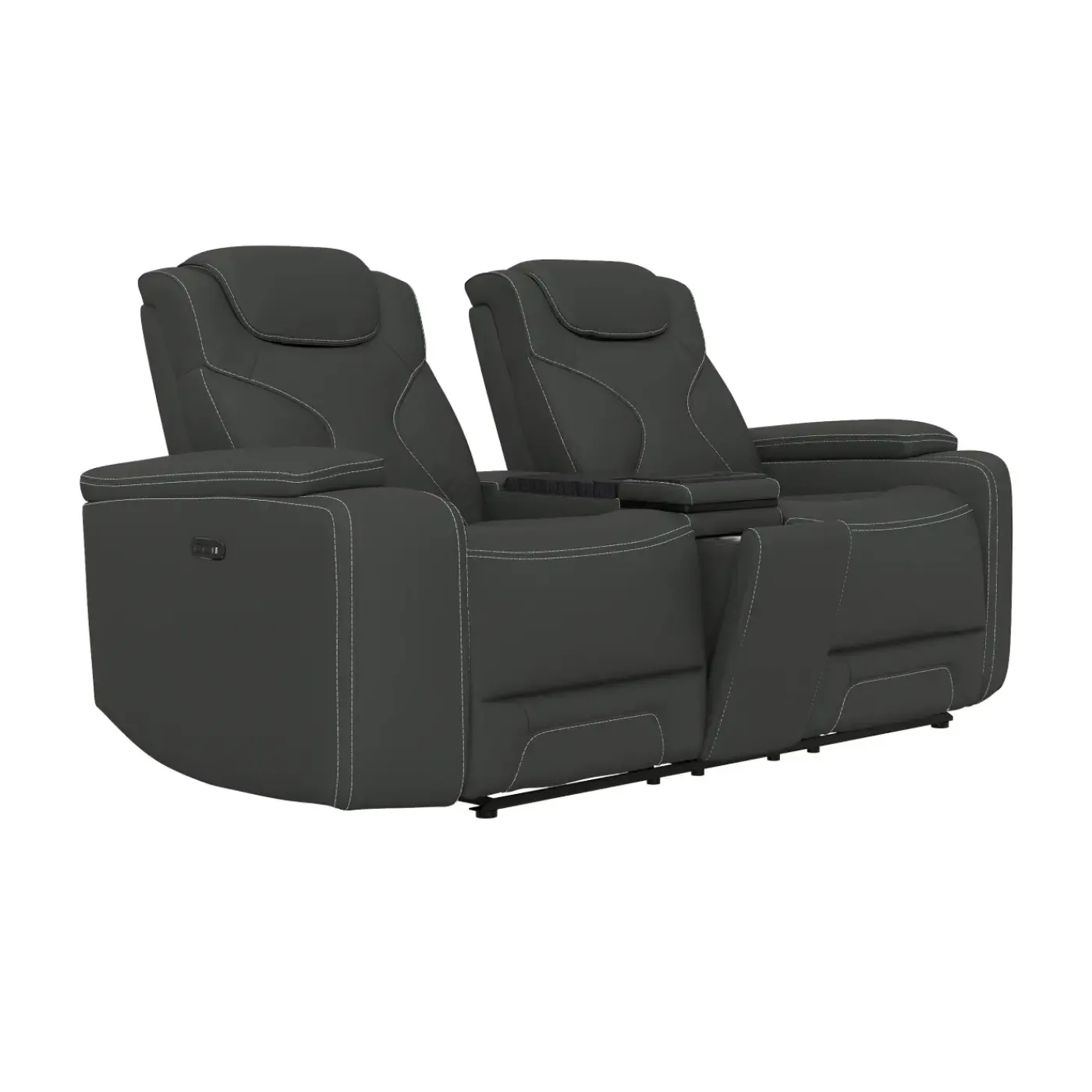 Discount Jet Zero G Power Loveseat with Power Headrest & Power Cooler Loveseats|Reclining Furniture