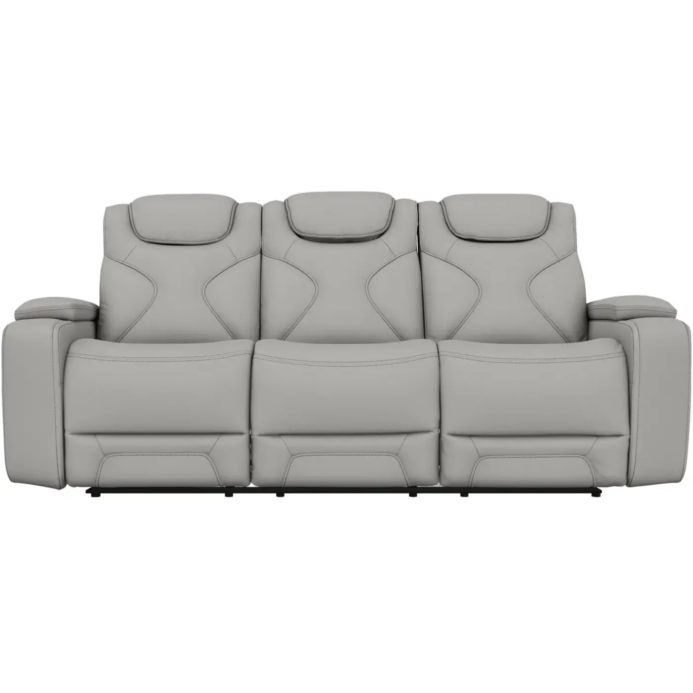 New Jet Zero G Power Sofa with Power Headrest & Dropdown Table Reclining Furniture|Leather Sofas