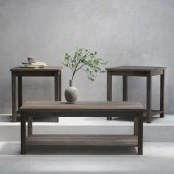 Discount Kelcey 3 Pack Occasional Tables Living Room|Coffee & Cocktail Tables