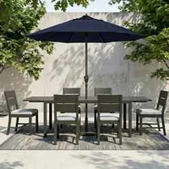 Online Laguna 7pc Dining Set: Table & 6 Side Chairs Outdoor Dining|Outdoor Furniture Sets