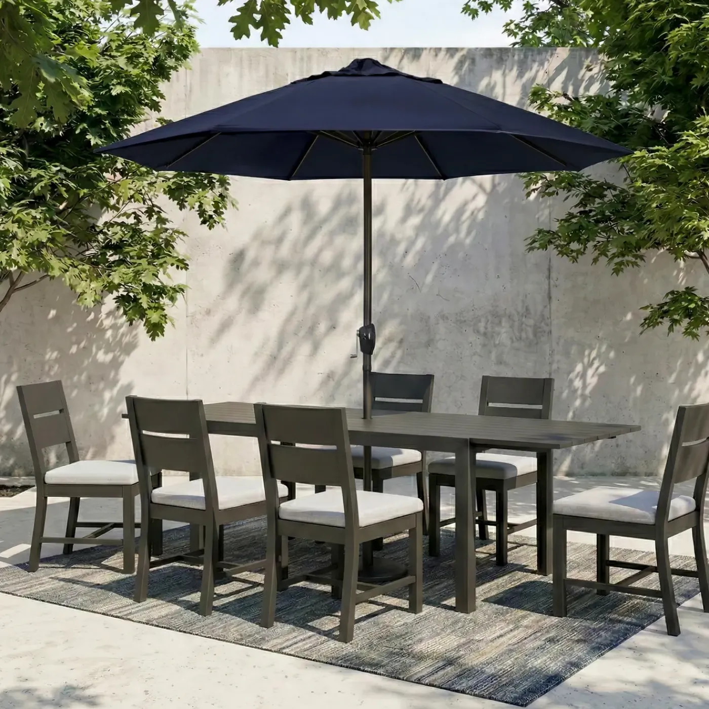 Online Laguna 7pc Dining Set: Table & 6 Side Chairs Outdoor Dining|Outdoor Furniture Sets
