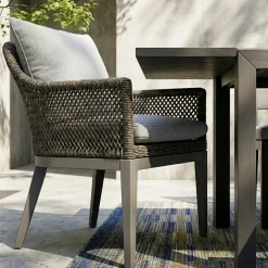 Best Laguna Woven Dining Arm Chair Outdoor Dining