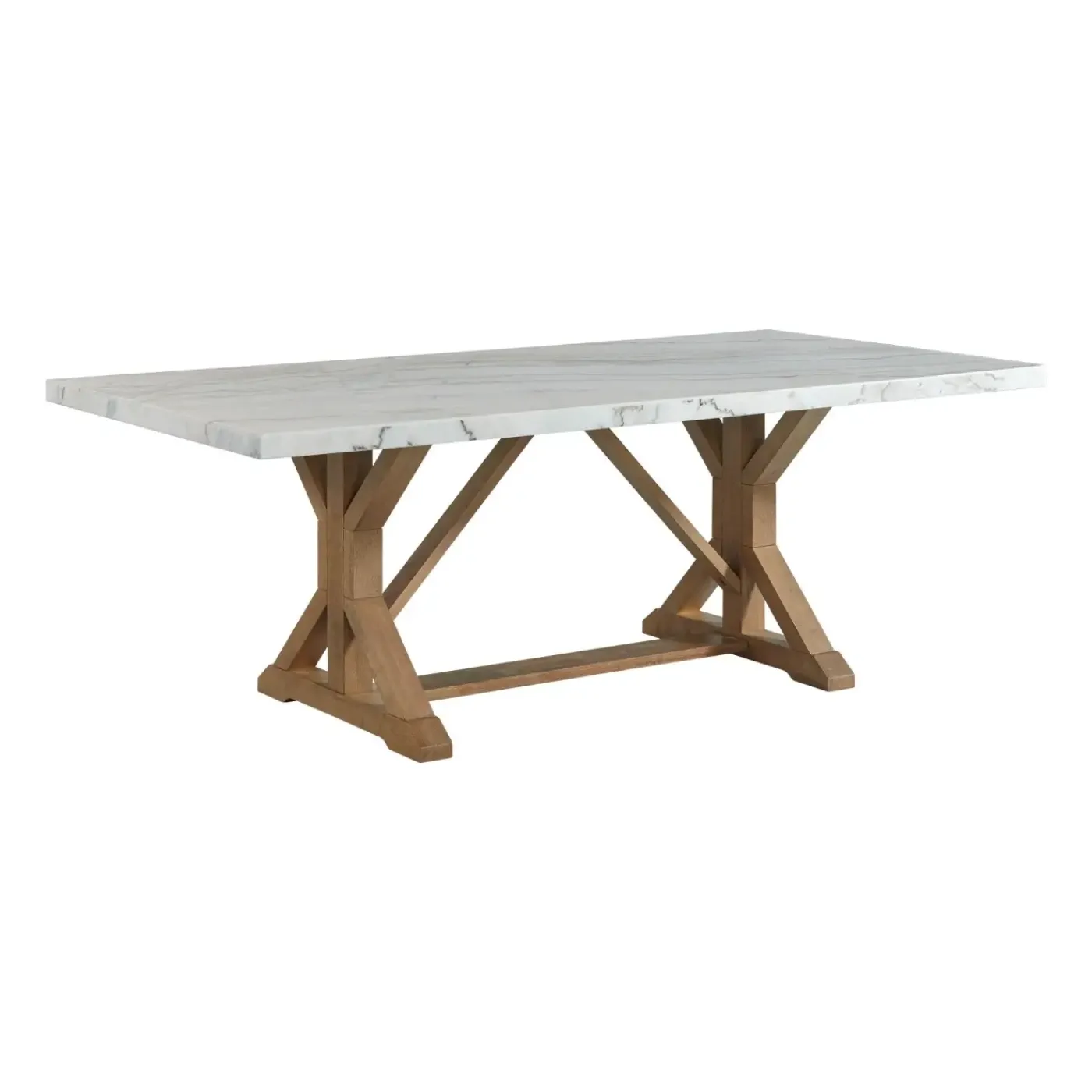 Clearance Lakeside Rectangular Marble Top Dining Table Dining Tables