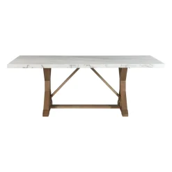 Clearance Lakeside Rectangular Marble Top Dining Table Dining Tables