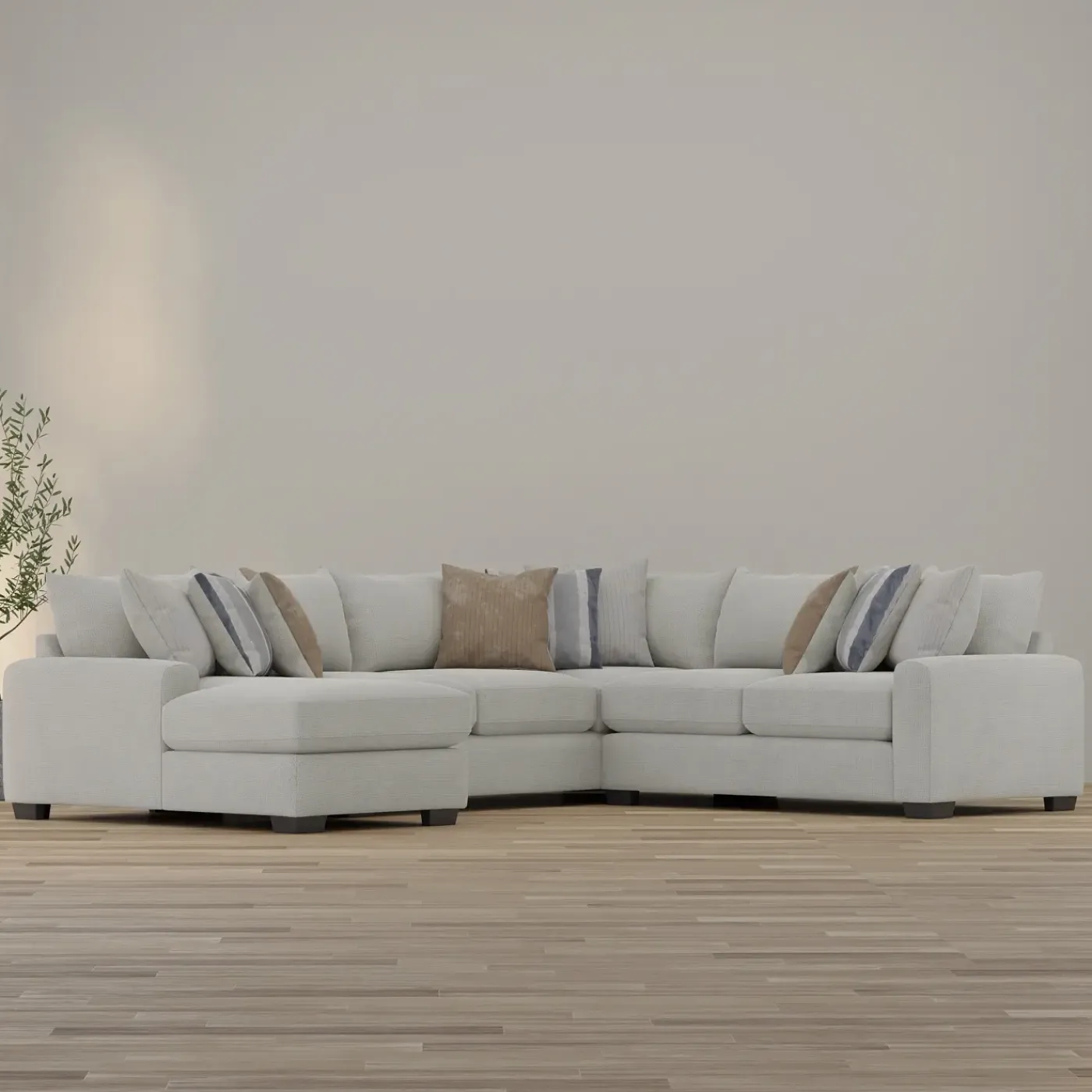 Sale Landon 3pc Left Chaise Sectional Living Room Sets|Sectionals