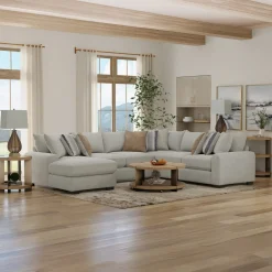 Sale Landon 3pc Left Chaise Sectional Living Room Sets|Sectionals