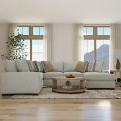 Clearance Landon Sectional with Chaise Living Room Sets|Sectionals