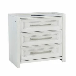 Best Laurel Three Drawer Night Stand Nightstands