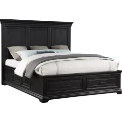 Legion Ebony Storage Bed Queen Beds|Beds & Headboards