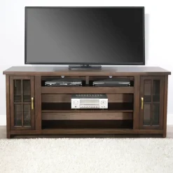 New Levi Media Console & Crystal Fire Insert Electric Fireplaces