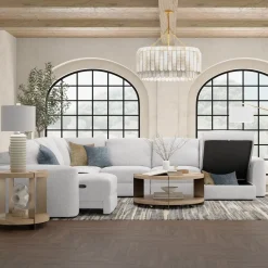 Luna 7pc Sectional with RAF Chaise Living Room Sets|Sectionals