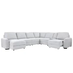 Discount Luna Power Sectional Living Room Sets|Sectionals