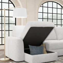Discount Luna Power Sectional Living Room Sets|Sectionals