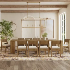 New Madison Dining Set Sandbar Oak Dining Room Sets