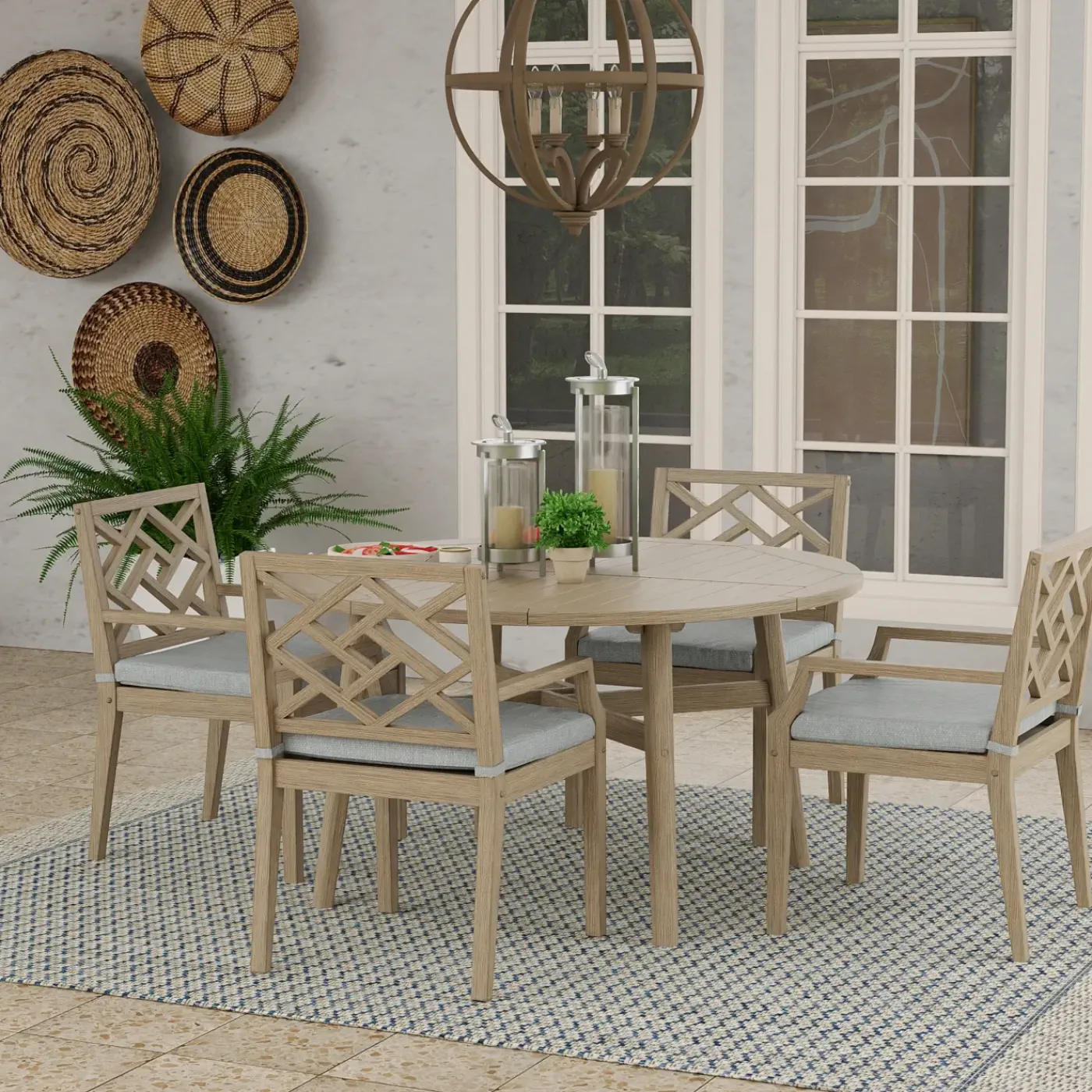 Hot Maldives Outdoor Round Dining Set Outdoor Dining