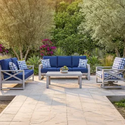 Outlet Melbourne Outdoor Sofa & 2 Swivel Chairs Outdoor Seating|Outdoor Furniture Sets