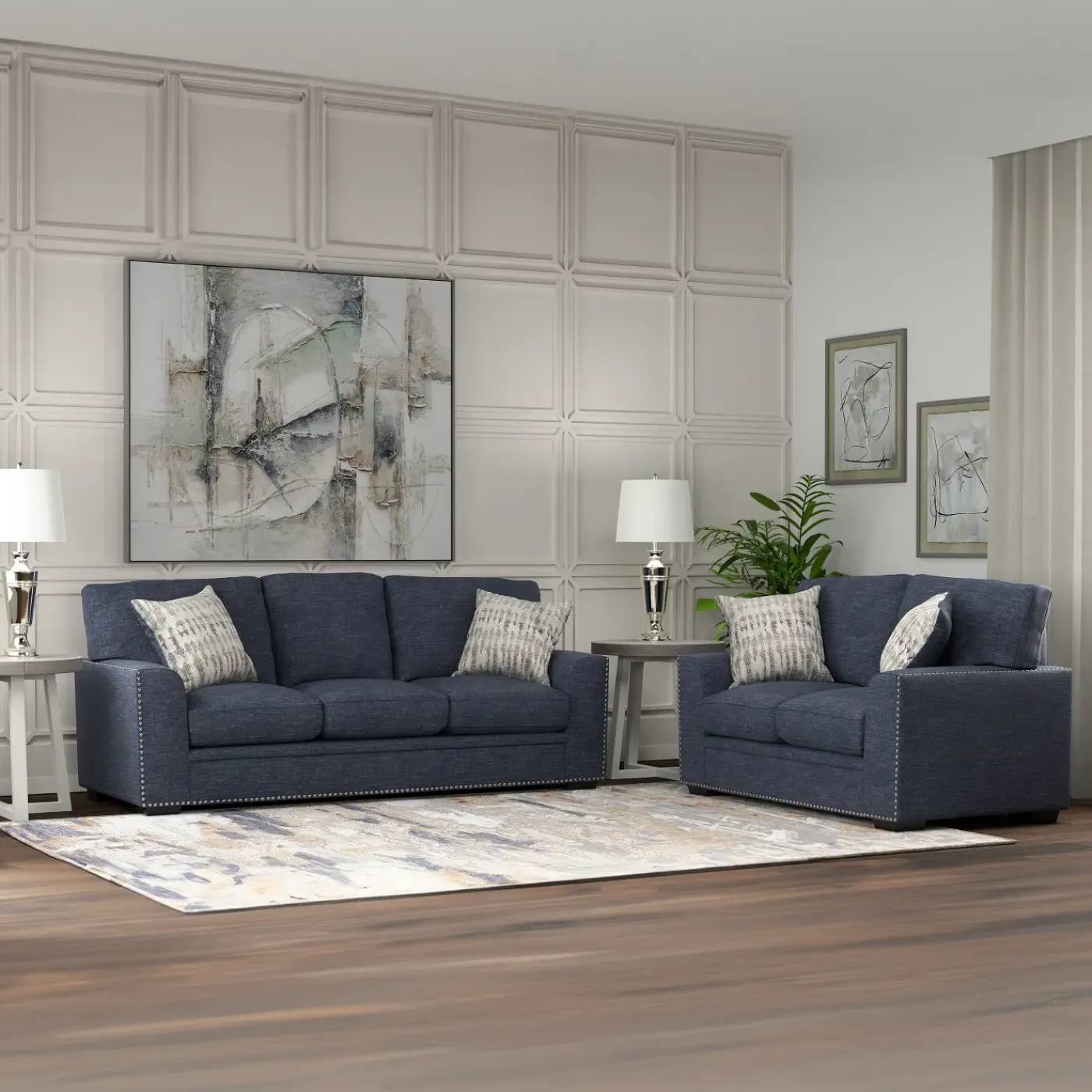 New Mercer Sofa & Loveseat Living Room|Living Room Sets