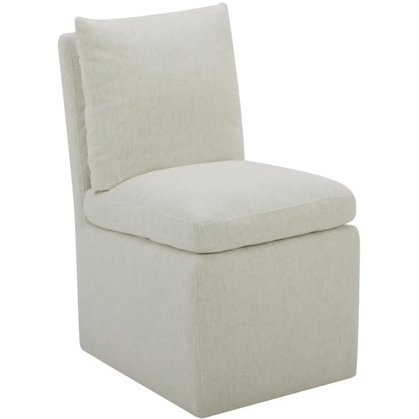 Outlet Mila Castered Side Chair With Crypton Performance Fabric All Premier Items|Dining Chairs