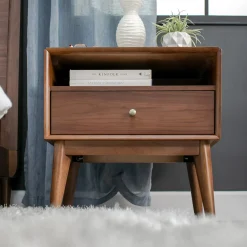 Hot Minetta 1 Drawer Nightstand with USB All Modern Living Items|Bedroom