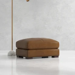 Best Monarch Leather Ottoman Ottomans