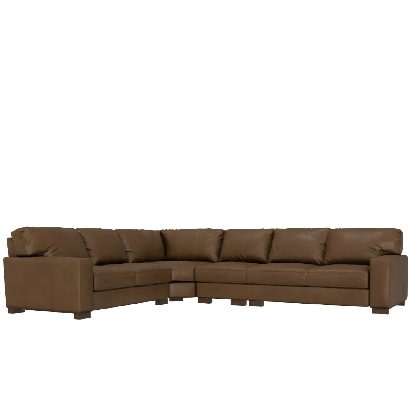 Clearance Monarch 4pc Leather Sectional Sectionals