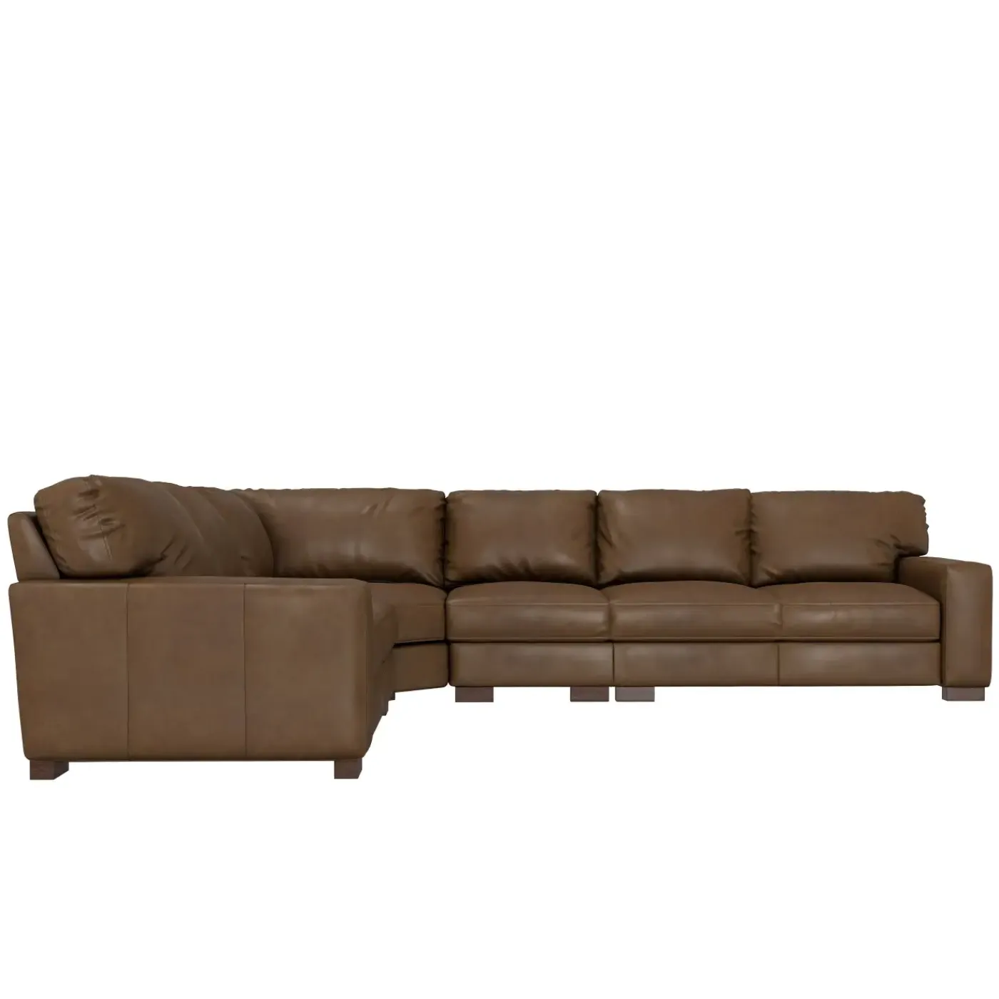 Clearance Monarch 4pc Leather Sectional Sectionals