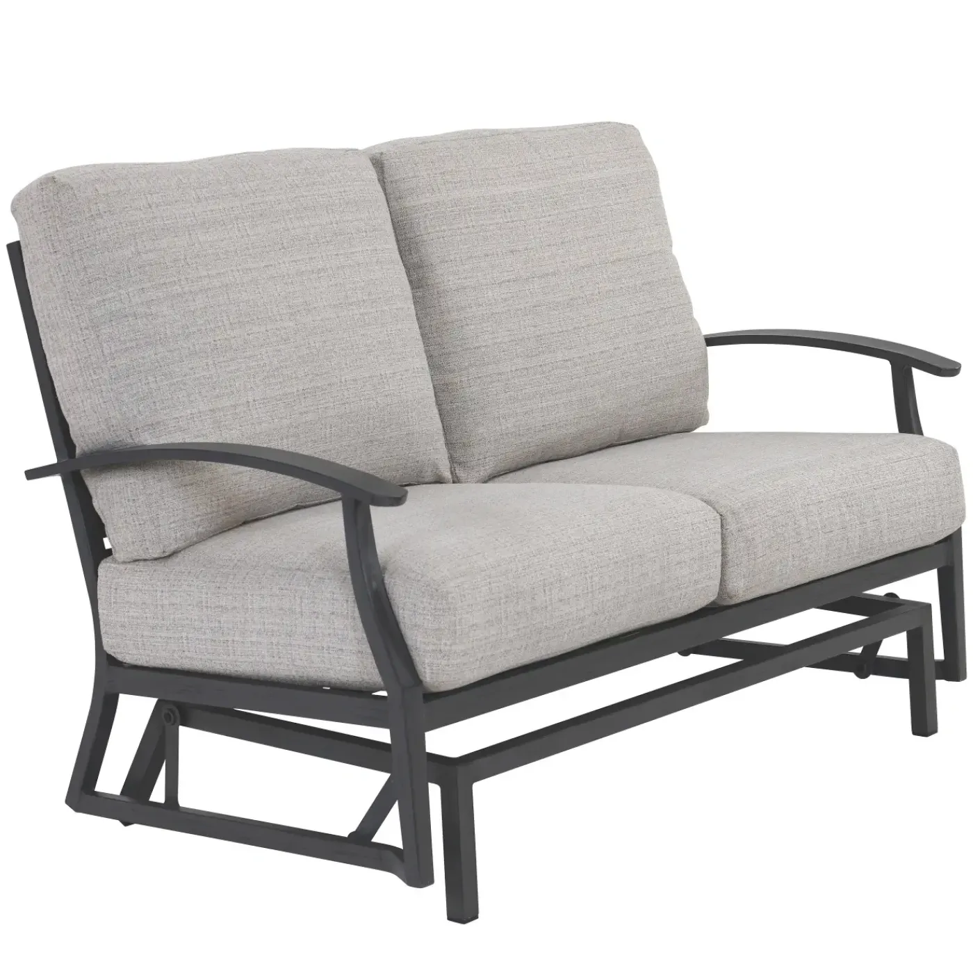 Hot Monterey Outdoor Living Set 2pc Set: Outdoor Sofa & Glider Loveseat Outdoor Furniture Sets