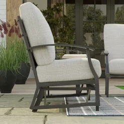 Sale Monterey 3pc Set: Outdoor Sofa, Glider Loveseat & Glider Chair Outdoor Seating